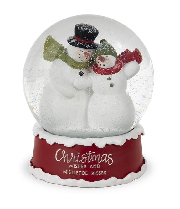 Snow Couple - Christmas Wishes Snow Globe - 248-14166