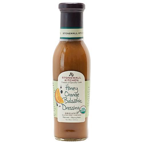Stonewall Kitchen Organic Honey Orange Balsamic Dressing 11 fl oz bottle 141134