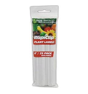 Luster Leaf - 6" Plant Labels w/ Pencil 25 Pack - 80140102