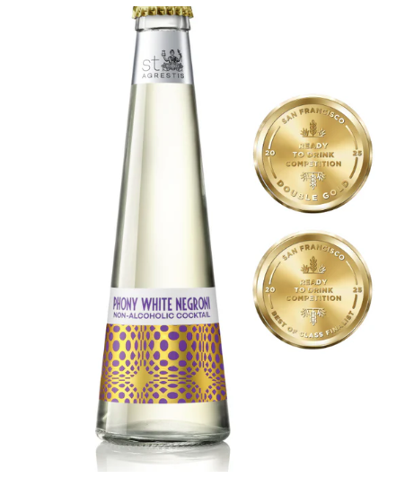 St. Agrestis - Non-Alcoholic Phony White Negroni 200ml RTD 2 Pack Bottles - 410203