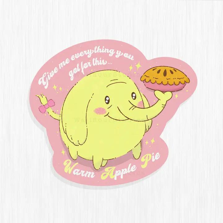 Wallflour Studios - Treetrunks Warm Apple Pie Sticker