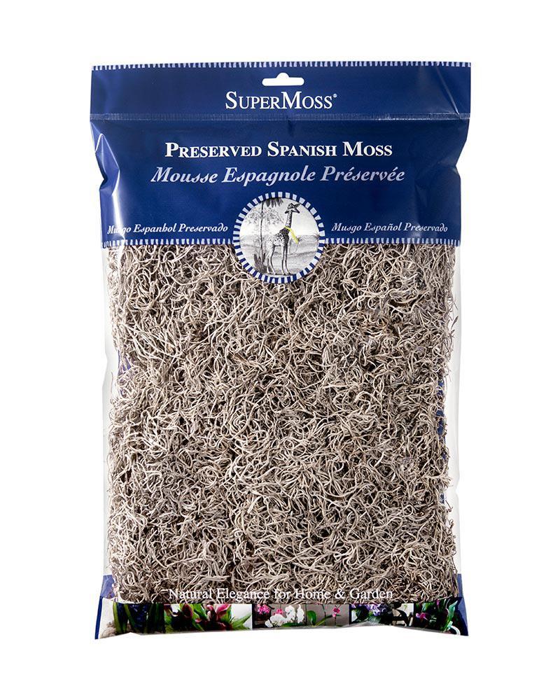 SuperMoss Spanish Moss Preserved Natural Bagged 8oz 26914 80230016