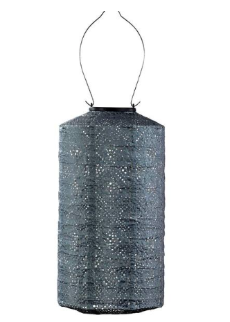 Lumiz LED Lantern - Cylinder Topaze Lantern, Grey Blue - LUM148