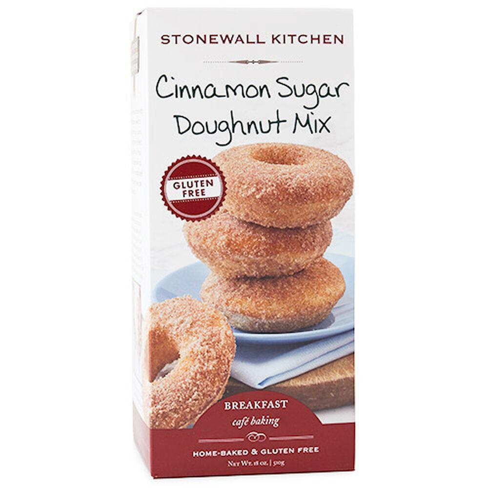Stonewall Kitchen Gluten Free Cinnamon Sugar Doughnut Mix 18 oz box 553429