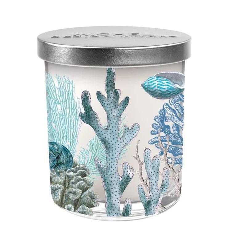 Stonewall Kitchen - Michel Design Works - Ocean Tide Decorative Glass Candle 7.4 oz - 831352