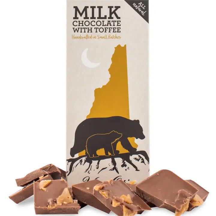 Van Otis - New Hampshire Souvenir Bar - Milk Chocolate Toffee 2.5 oz - NH004