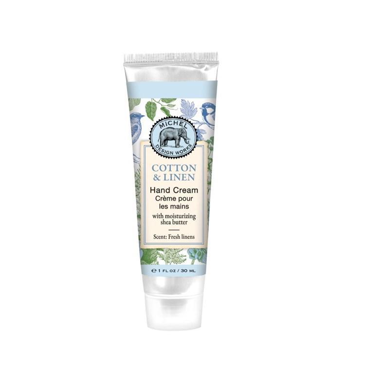 Stonewall Kitchen - Michel Design Works - Cotton & Linen Hand Cream 1 oz - 813417