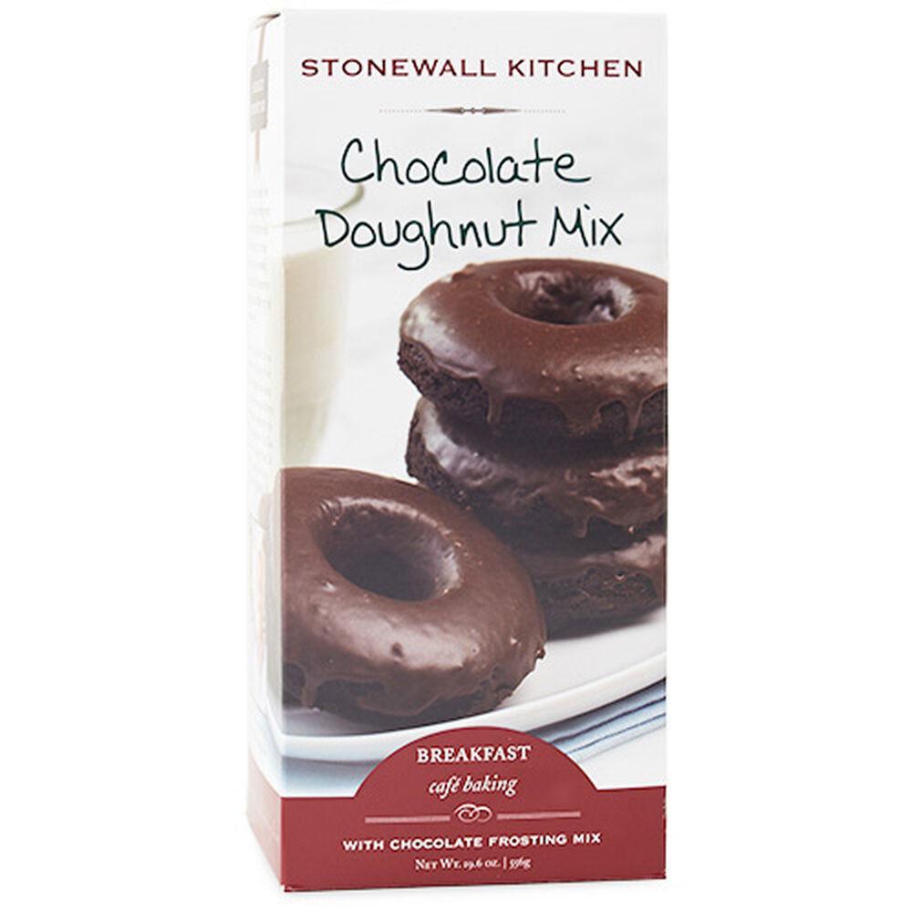 Stonewall Kitchen Chocolate Doughnut Mix with Chocolate Frosting 19.6 oz box 553122