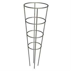 Panacea - 54" Heavy Duty 4 Leg 4 Ring Galvanized Tomato Cage - 80160530