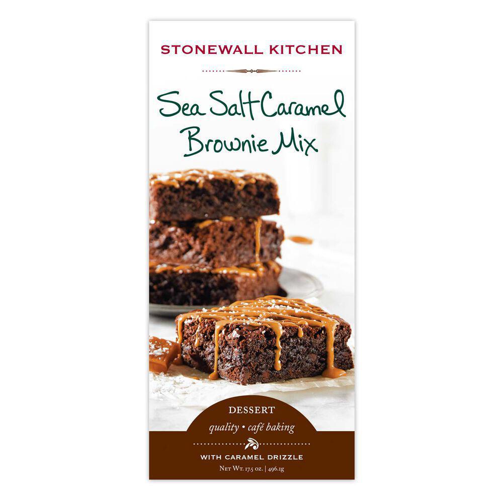 Stonewall Kitchen Sea Salt Caramel Brownie Mix 17.5 oz box 553149