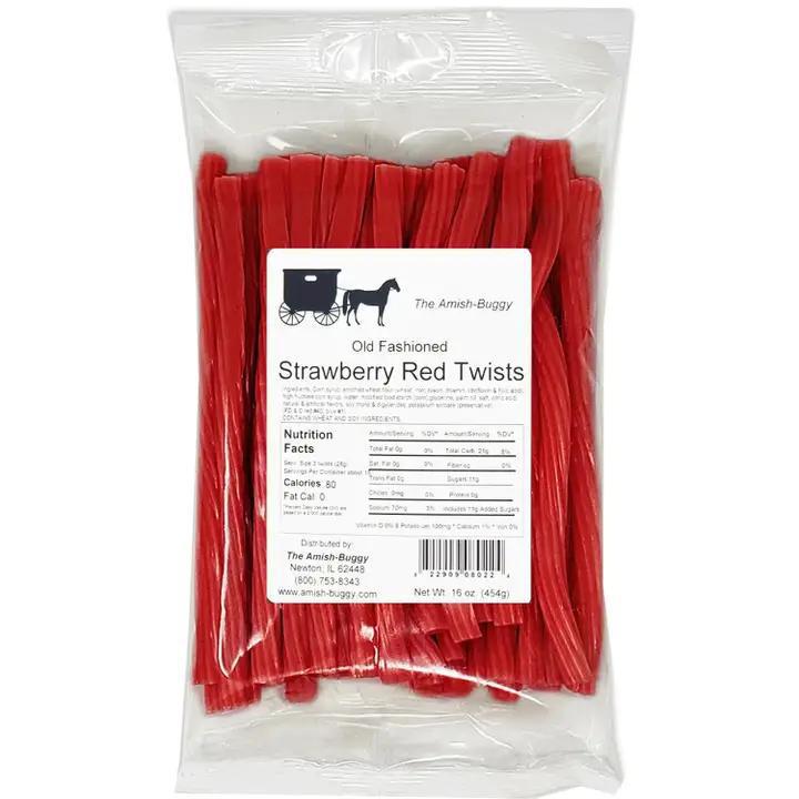 Arndt's Fudgery - Licorice Twists Red Strawberry 16 oz. Bag