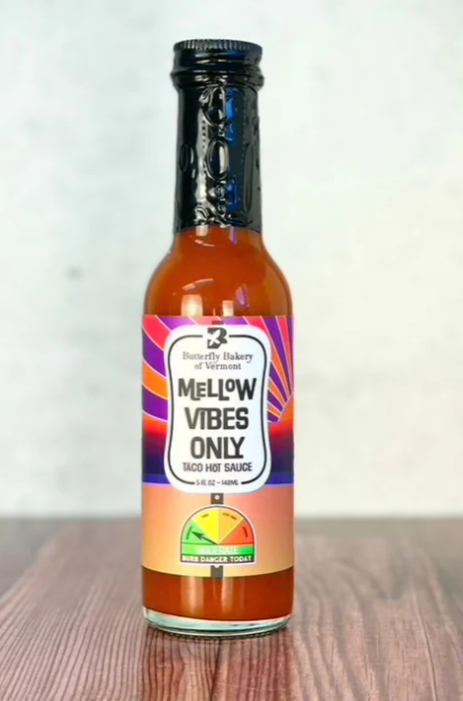 Butterfly Bakery VT - Mellow Vibes Only Hot Sauce 5oz
