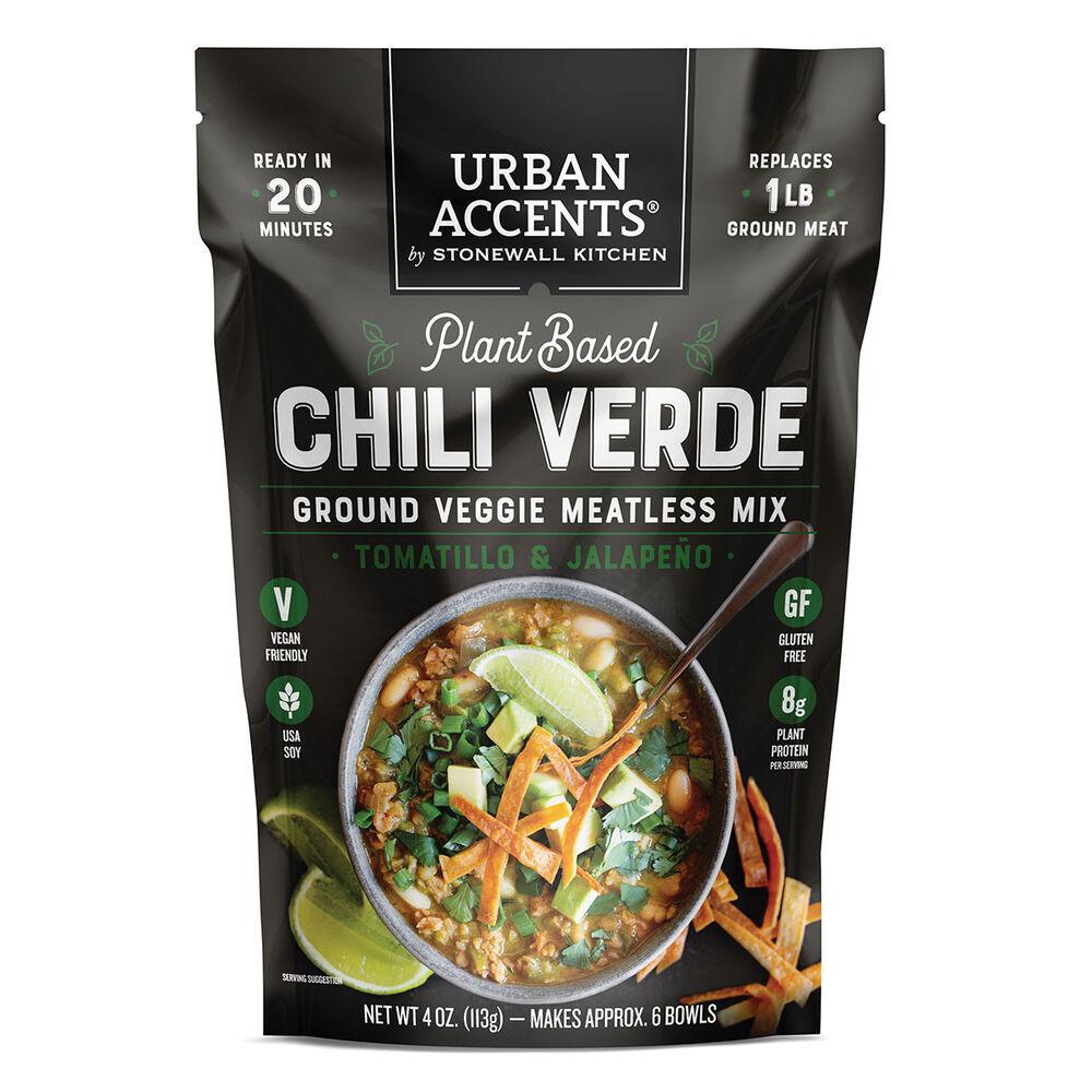 Stonewall Kitchen - Plant Based Chili Verde Meatless Mix - Tomatillo & Jalapeno 4 oz 370309 DISCOSVF