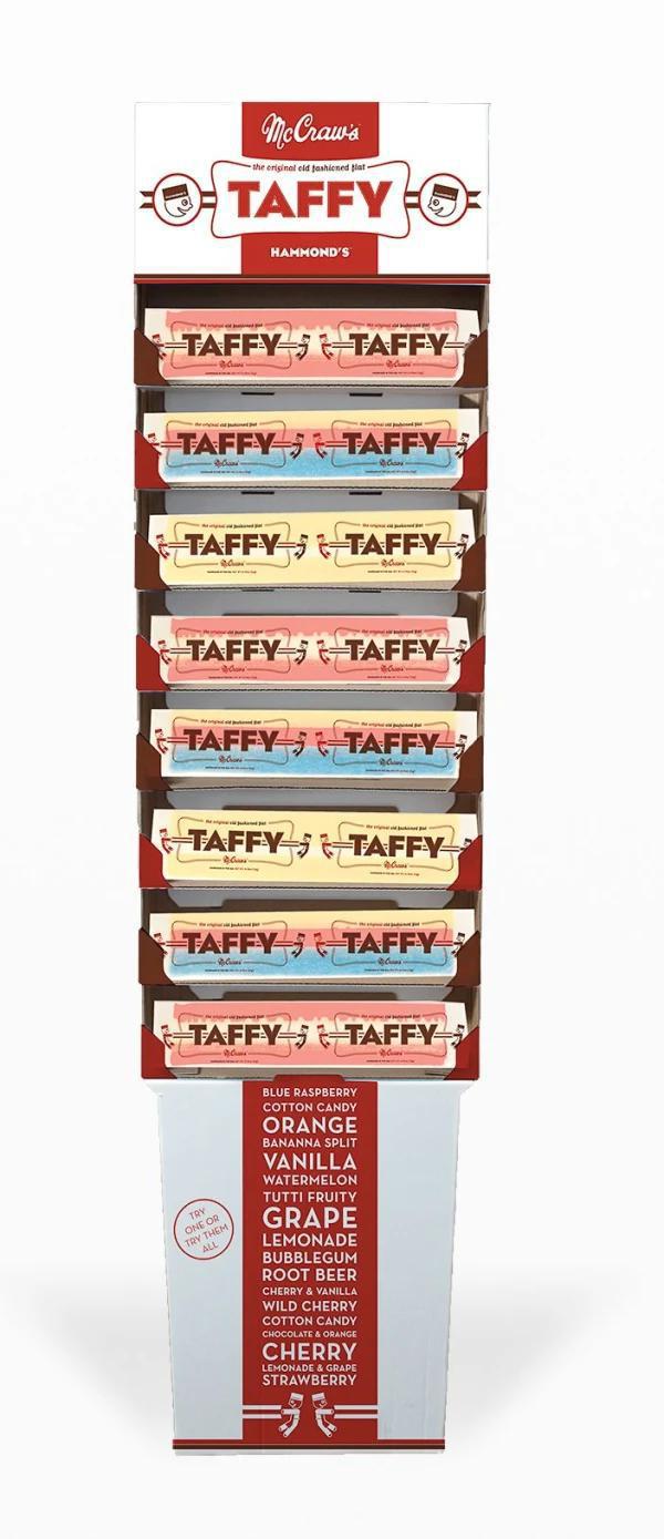 Hammond's Candies - McCraw's Flat Taffy - Assorted Flavors - 1032-2QJGP