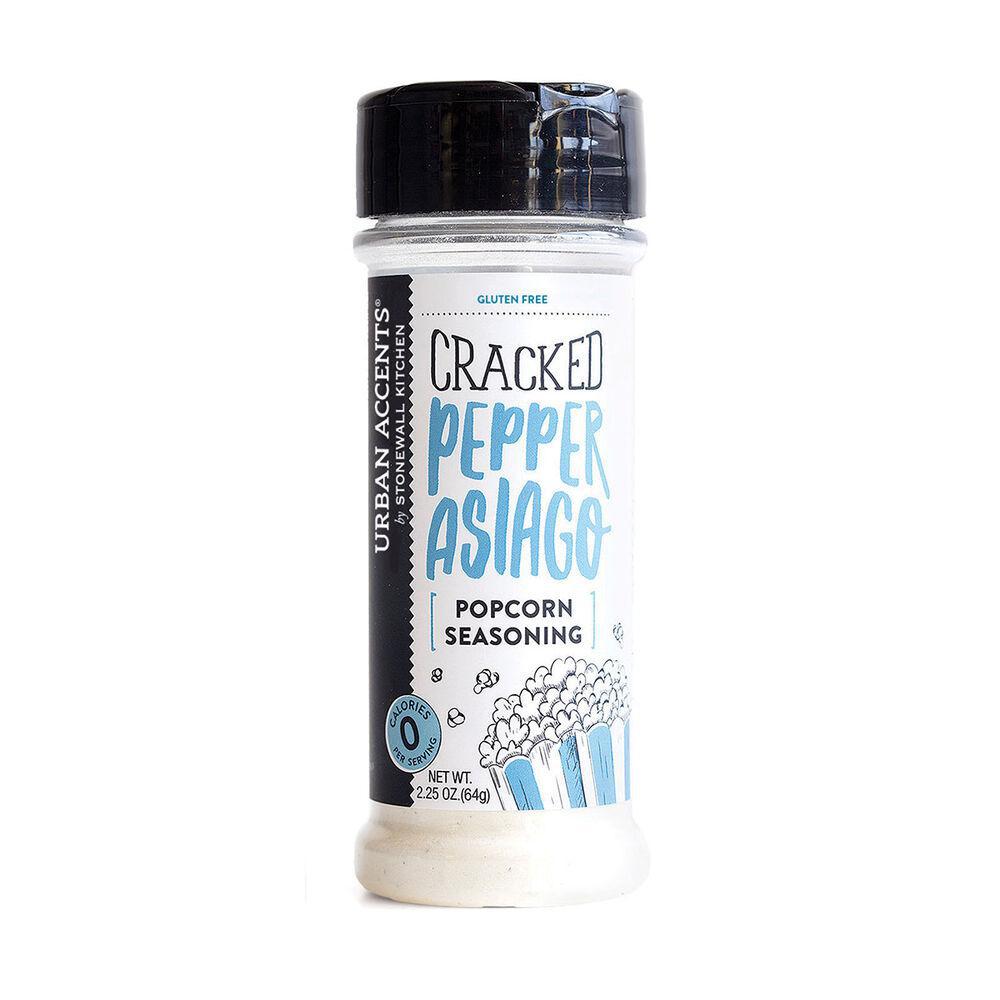 Stonewall Kitchen Urban Accents Cracked Pepper Asiago Popcorn Seasoning 2.25 oz shaker 370427 DISSVF