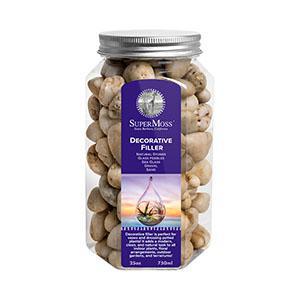 SUPERMOSS DECORATIVE STONES ‐ WHITE JAR 25 OZ 80230732 24001
