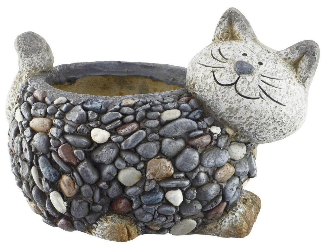 RCS - Planter Cat Stone Effect - 21056 81652196