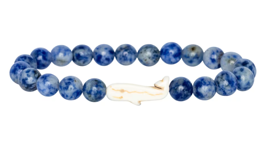 Fahlo - The Wayfare Bracelet - Tracks a Whale - Coastal Blue - W-WAY-COAST