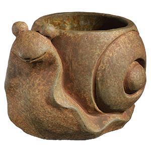 Classic Concrete Buddies Snail Large Rust 81791033