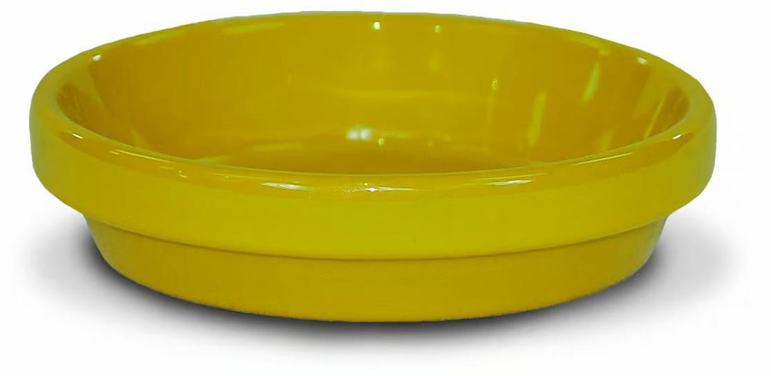 Ceramo Standard Saucer - 6" Yellow - to fit 6" Standard Pot PCSA-6-Y
