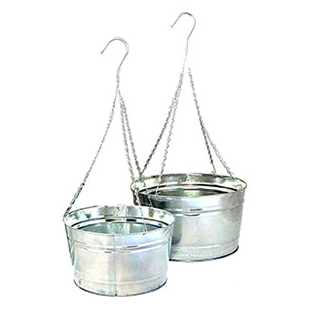VCS - 12" Zinc Hanging Planter - 80730763