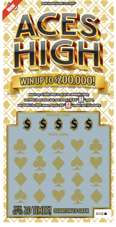 Scratch - $10 - Aces High - 1669