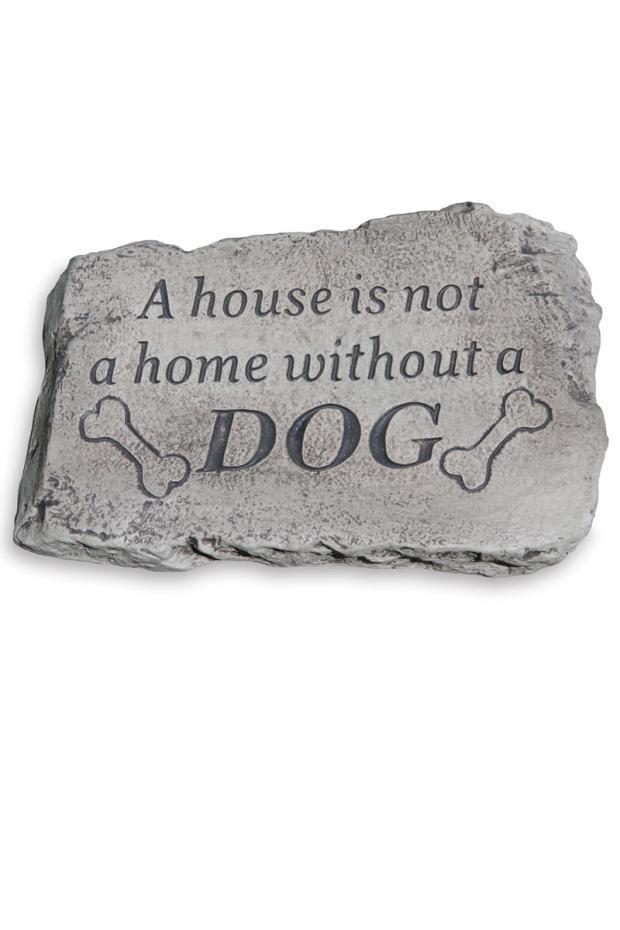 Massarelli's - 10" Stone A House Is Not A Home Without A Dog 1839
