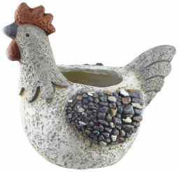 RCS - Planter Rooster Stone Effect - 21058 81652198