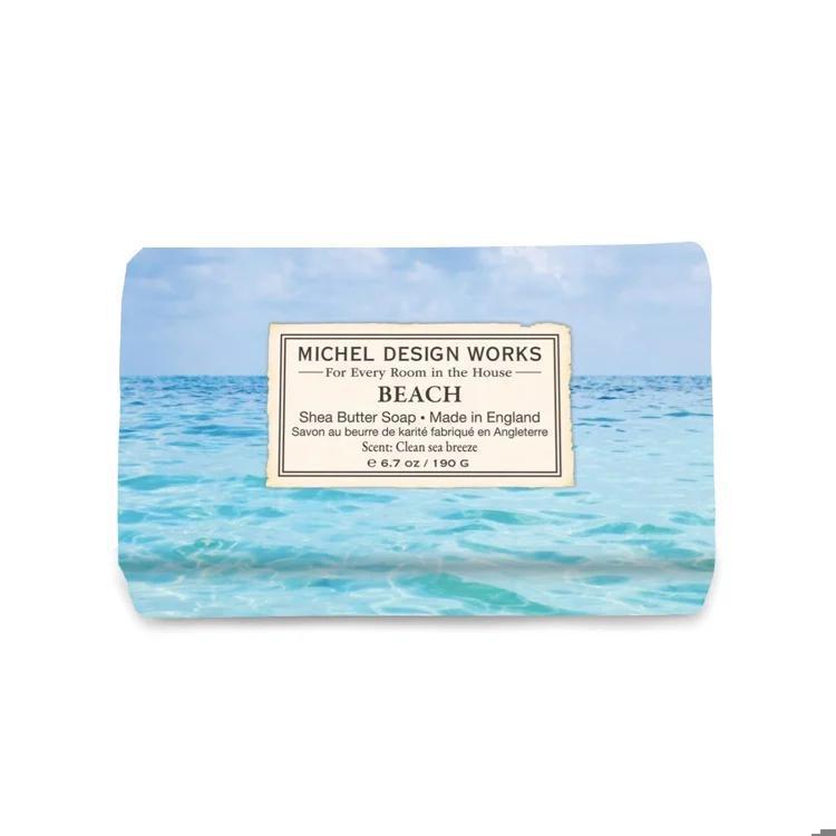 Stonewall Kitchen - Michel Design Works - Beach Medium Bath Soap Bar 6.7 oz - 858189