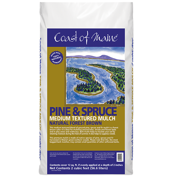 Coast of Maine Pine & Spruce Bark Mulch 2CF 81600216 DISSVF