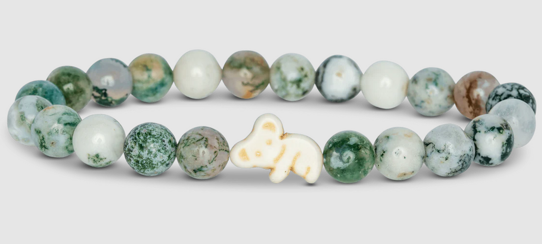 Fahlo - The Lounge Bracelet - Tracks a Koala - Eucalyptus Green - W-LOU-GREEN