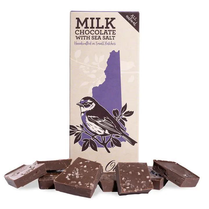 Van Otis - New Hampshire Souvenir Bar - Milk Chocolate Sea Salt 2.5 oz - NH006