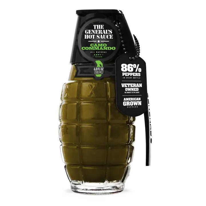 The General's Hot Sauce - Camo Commando 6 oz