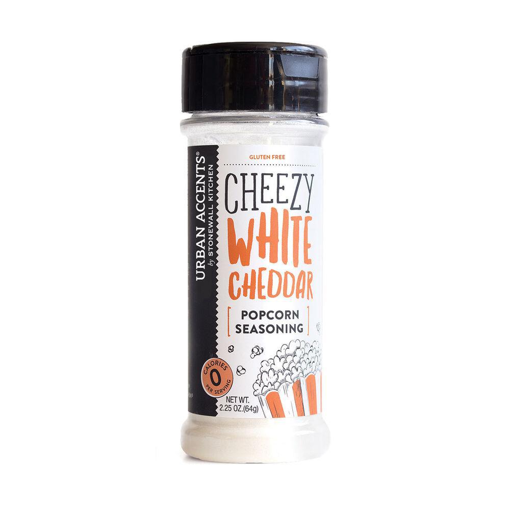 Stonewall Kitchen Urban Accents Cheezy White Cheddar Popcorn Seasoning 2.25 oz shaker 370424