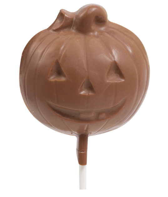 Van Otis - Plump Pumpkin Head Pop - Milk Chocolate 3 oz - 6651