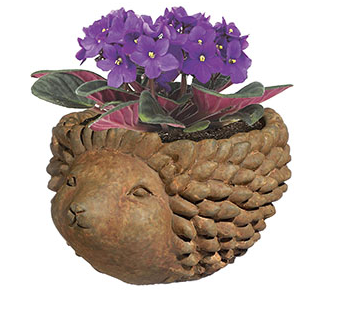 Classic - Concrete Buddies Hedgehog Planter Small Rust - 81791021