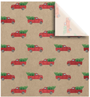 Jillson & Roberts - Designer Tissue - Red Pickup Truck - XPT623