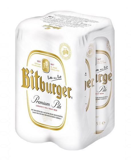 Bitburger - Premium Pils - 4 Pack 16 oz Cans - 3363063