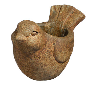 Classic Concrete Buddies Bird Small Rust - 81791016