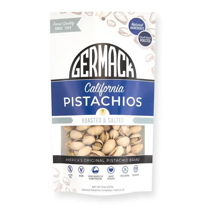 Germack Pistachio Company - Pistachios California - Roasted Salted 8 oz