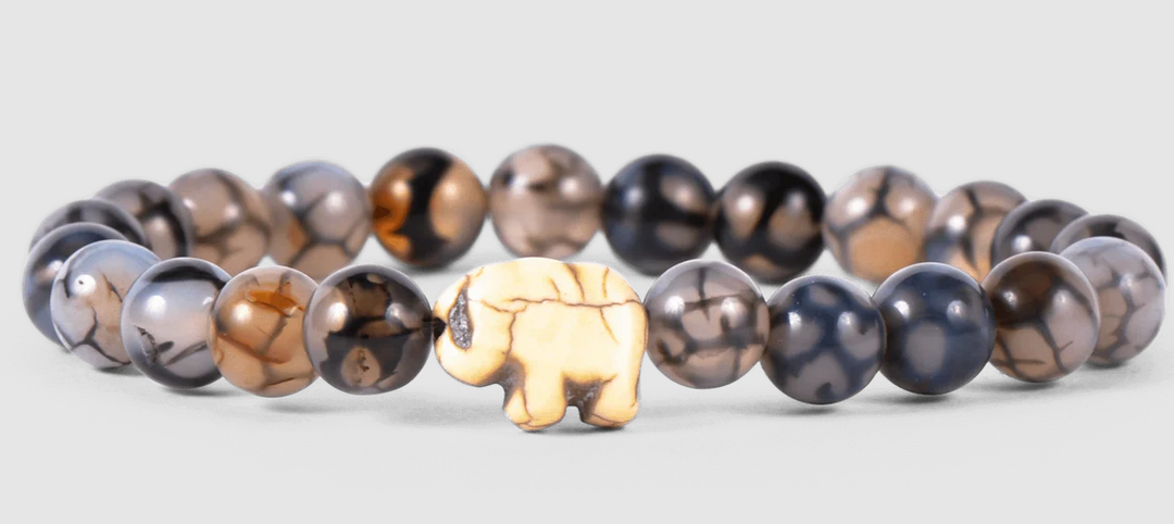Fahlo - The Expedition Bracelet - Tracks an Elephant - Keystone - W-EXP-KEY