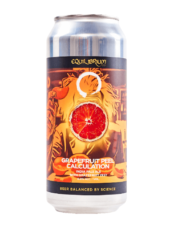 Equilibrium Brewery - Grapefruit Peel Calculation NEIPA - 4 Pack 16 oz Cans - 2048563