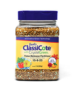 Jacks - ClassiCote w/Crystal Green 15-8-23 Time Release 2 lb Shaker - 80060054