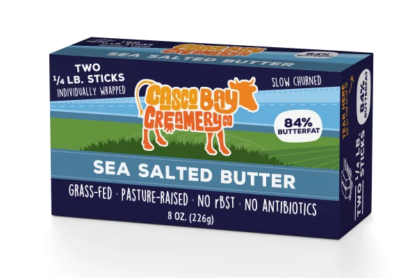 Casco Bay Creamery - Sea Salt Butter 8 oz
