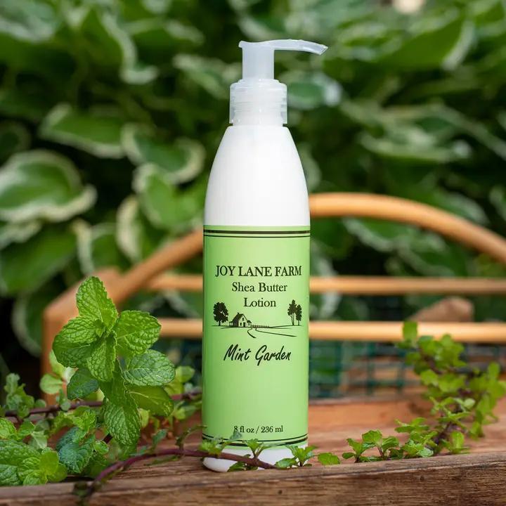 Joy Lane Farm - Shea Butter Lotion - Mint Garden 8 oz