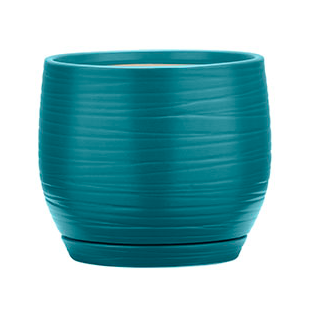 Southern Patio - 6" Jasper Planter - Teal - 81250878
