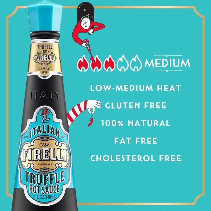 Firelli Hot Sauce - Truffle Italian Hot Sauce 5 oz