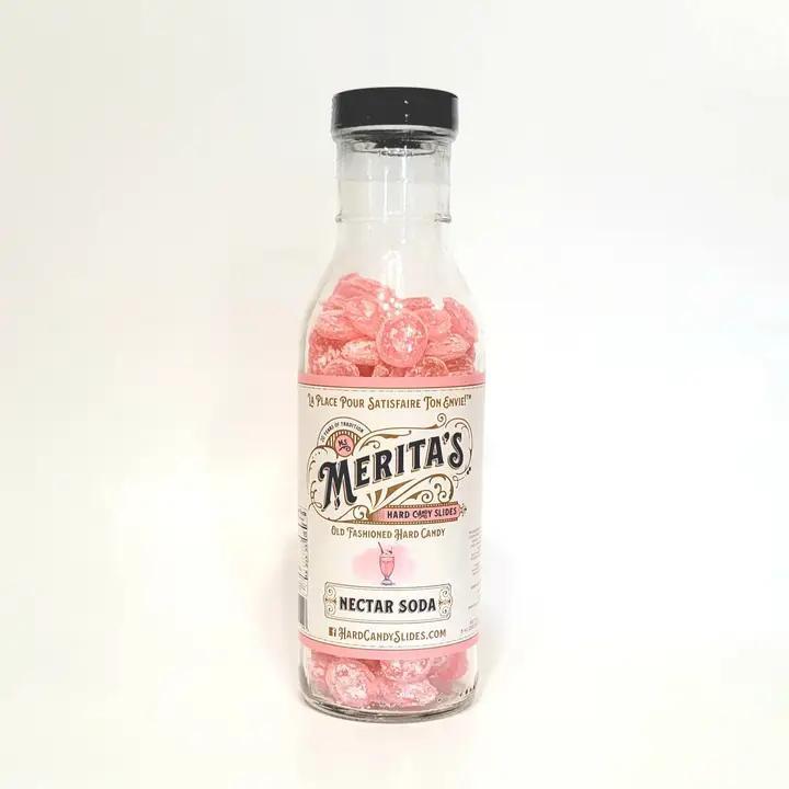 Ms. Merita's Hard Candy Slides - Nectar Soda Glass Bottle 12 oz