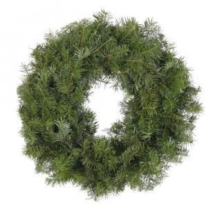 48" Ring (60" OD) Balsam Double Faced Wreath Undecorated 48DF