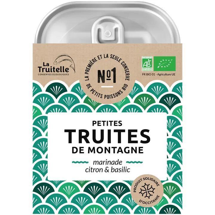 La Truitelle - Mountain Trout w/ Lemon and Basil Marinade 4.76 oz - T4-MCB-100